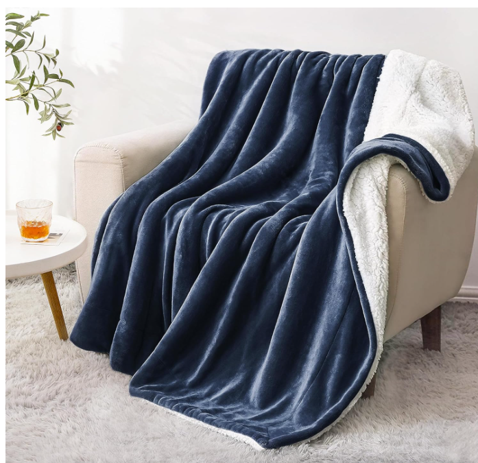 Sherpa Throw Blanket – Cozy Soft Plush