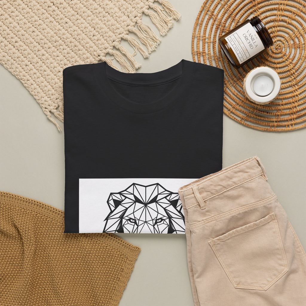 Stay Humble Hustle Hard Geometric Lion Tee