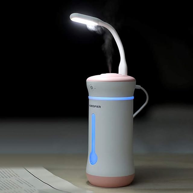 Cool-Mist Mini Humidifier – USB with Night Light