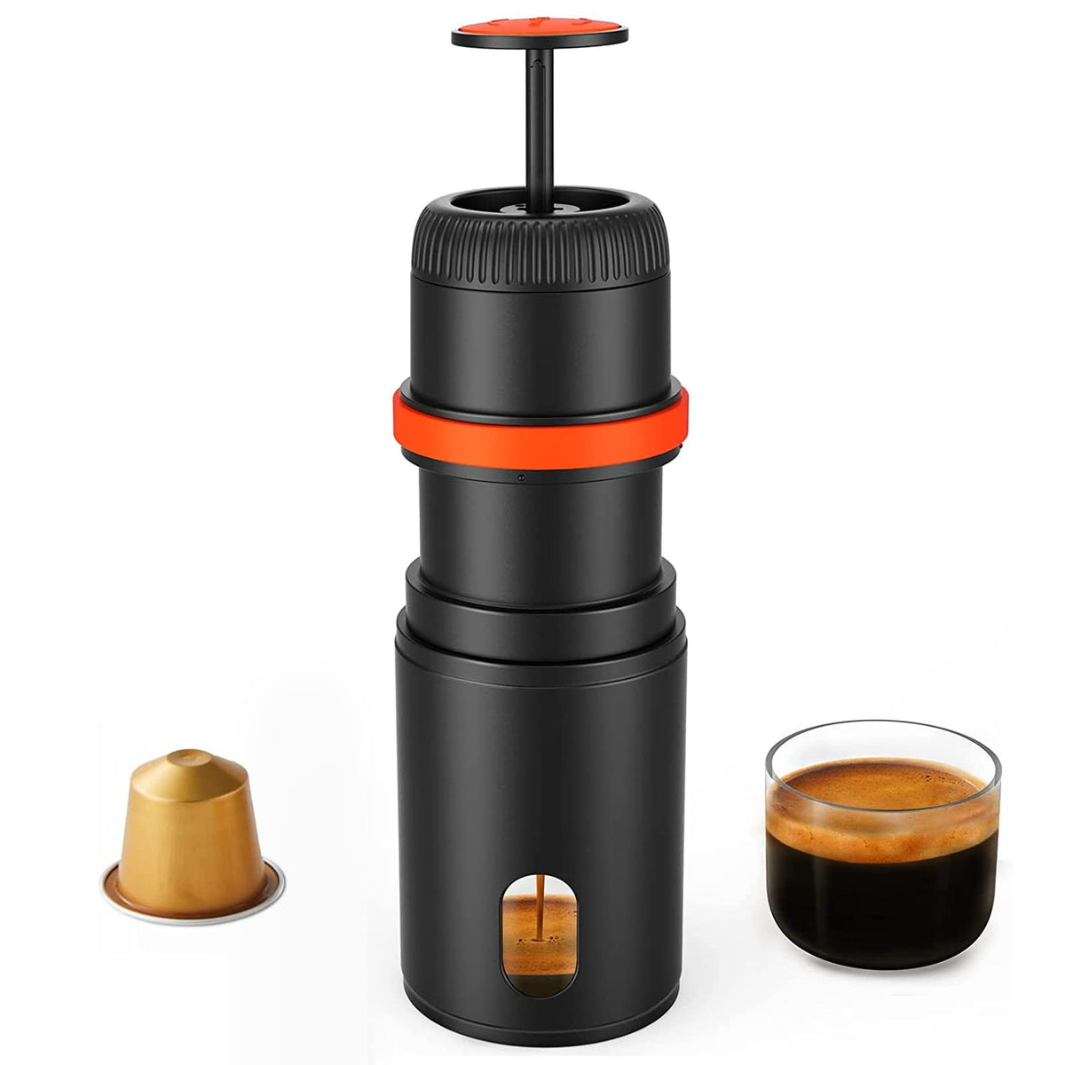 Hand-Press Espresso Maker – Portable Manual