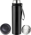 Insulated Stainless Steel Water Bottle – 800ml/1000ml Vacuum Thermos Flask for Hot & Cold Drinks