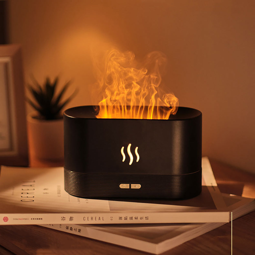 Flame Aroma Diffuser – Ultrasonic Essential Oil