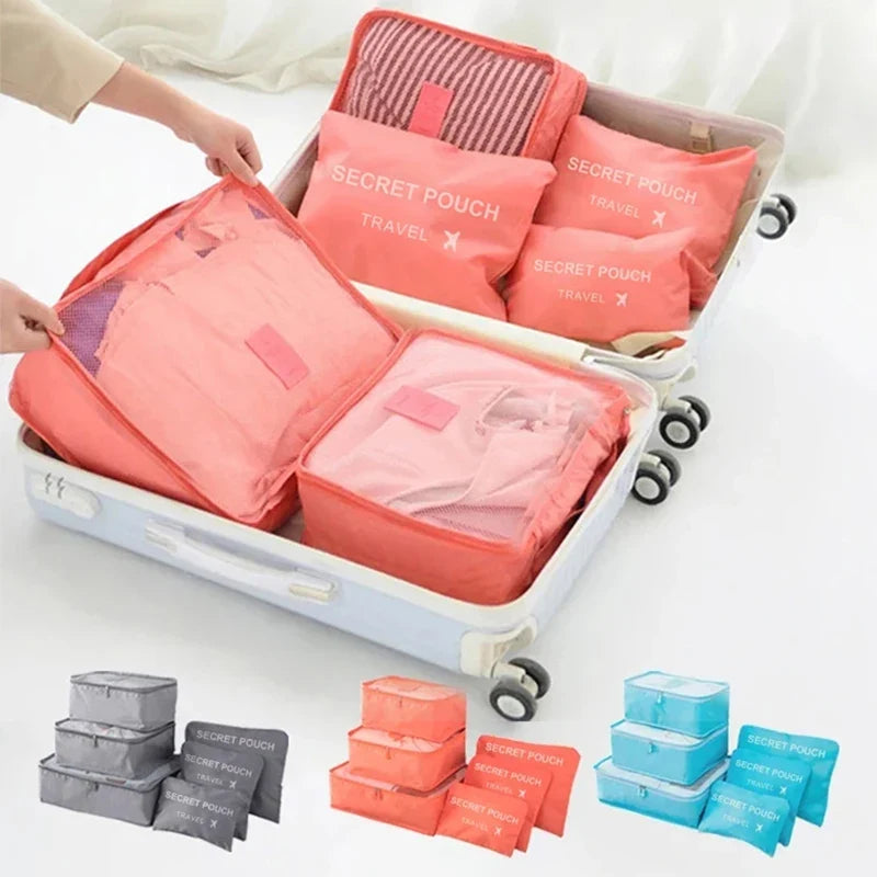 6-Piece Travel Packing Cube Set
