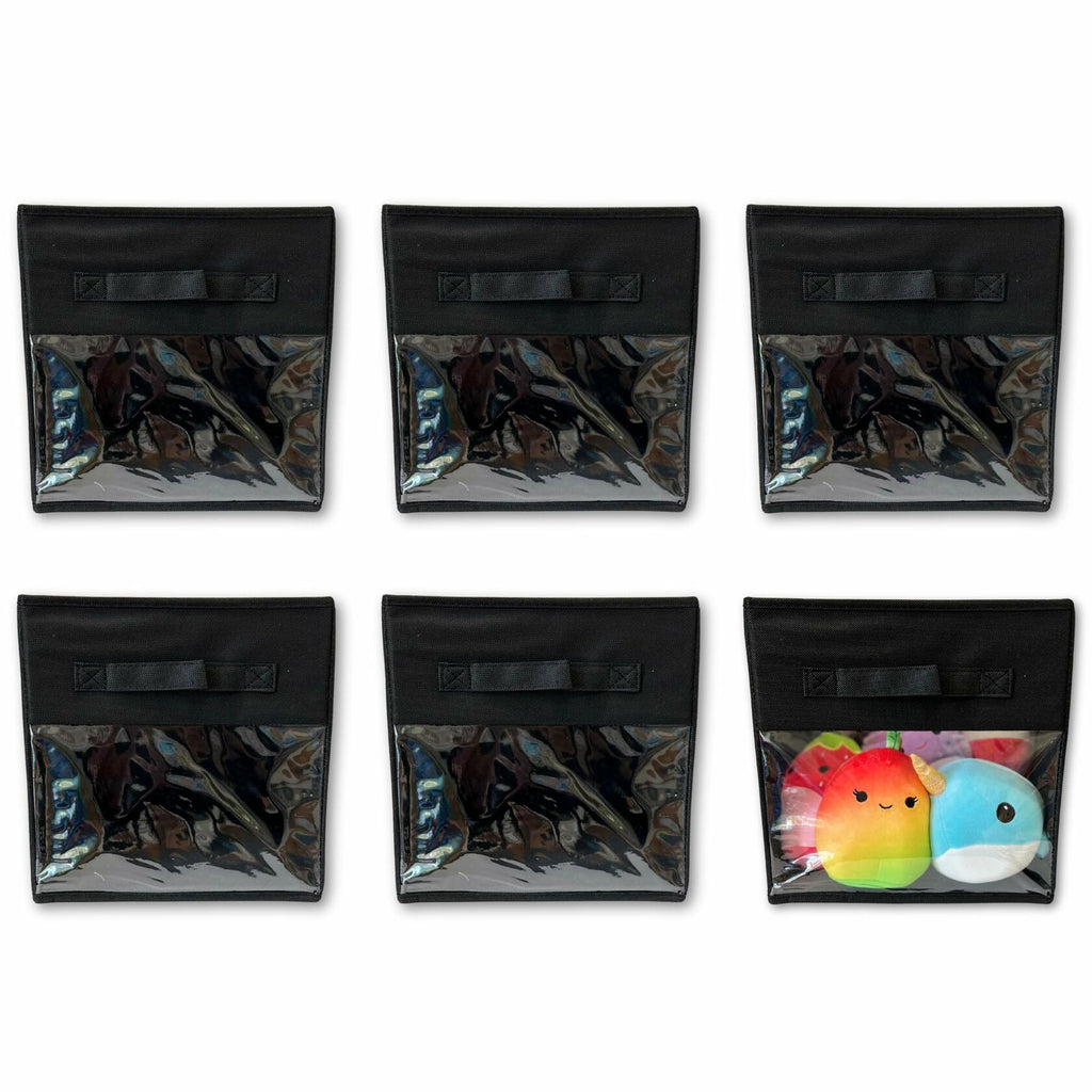 Frankie & Ivy 11-Inch Clear-Front Storage Bins — 6-Pack