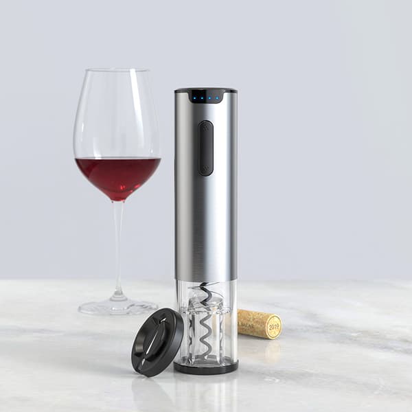 Electric Wine Opener – One-Touch Corkscrew Set
