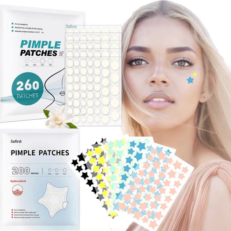 Hydrocolloid Pimple Patches – 72 Count Multi-Size